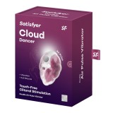 Vibrator clitoridian cu pulsatii Satisfyer Cloud Dancer