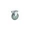 Roata furca fixa, tpr gri - 100 x 32 mm, DSH 411694