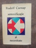 Semnificatie si necesitate- Rudolf Carnap