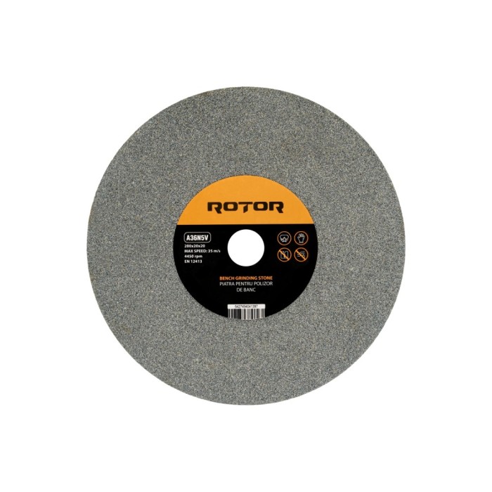 Piatra pentru polizor de banc 200 x 20 x 20 mm P36 ROTOR Innovative ReliableTools