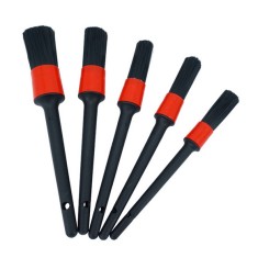 Set perii curatare interior masina, 5 bucati, Negru