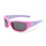 Ochelari De Soare Sport Copii Techsuit 800-C42, Polarizati, Roz Mov
