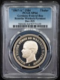RFG - GERMANIA - 1 THALER 1867 (1984) SP 64 TOP POP 1/1 - REBATERE - GRADATA PCGS - 50771439, Europa, Argint