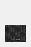 Karl Lagerfeld portofel culoarea verde, A4M32055