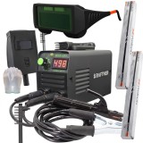 *PACHET* Aparat de sudura invertor MMA, KRAFTNER, 495a, afisaj digital, accesorii incluse, manusi bonus, cablu 1,8m, ochelari sudura automati, x2 pach