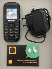 Vand telefon mobil Samsung GT-E1200 negru + BONUS foto