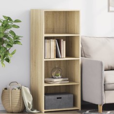 vidaXL Dulap &icirc;nalt, stejar sonoma, 50x41x124 cm, lemn prelucrat 846399