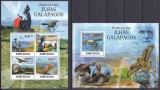 DB1 Fauna Marina Galapagos Darwin Guineea Bissau MS + SS MNH, Nestampilat