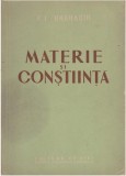 Materie si constiinta &ndash; F. I. Hashacih