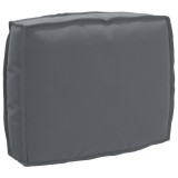 VidaXL Pernă pentru spătar din paleți Antracit 50 x 40 x 12 cm