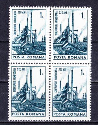 TSV$ - 1974 LP 850 ANIVERSARI I (UZUALE) BLOC X 4 MNH/** LUX foto