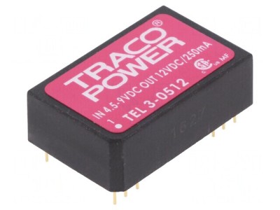Convertor DC/DC 3W 4.5-9V la 12V 250mA DIP24 foto