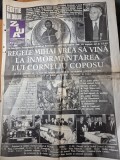Ziarul ziua 13 noiembrie 1995 - moartea lui corneliu coposu
