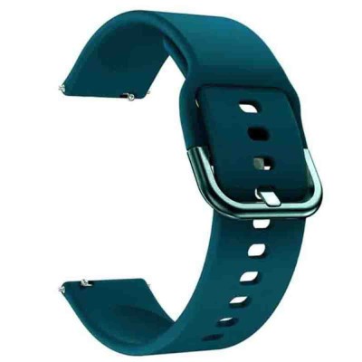 Curea din silicon compatibila cu Samsung Galaxy Watch 46mm, Telescoape QR, 22mm, Coral Green foto