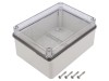 Carcasa universala Scame SCABOX gri IP56, dimensiuni 118x158x76 mm