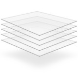 vidaXL Folie de Sticlă Acrilică 5 pcs Transparent 40 x 60 cm Acril