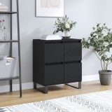 VidaXL Servantă, negru, 60x35x70 cm, lemn prelucrat