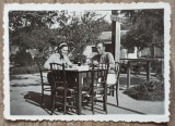 Cuplu la o terasa, Sfantu Gheorghe 1935// fotografie