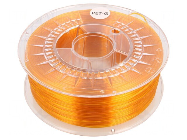 Filament PET-G 1,75mm Portocaliu Transparent 220-250&deg;C