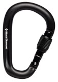 Carabiniera PearLock Screwgate Negru, Black Diamond