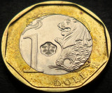 Moneda exotica bimetal 1 DOLAR/ DOLLAR - SINGAPORE, anul 2013 * Cod 4529 B
