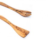 Set Catania spatulă și furculiță din lemn de măslin 25 | 30 | 35 cm