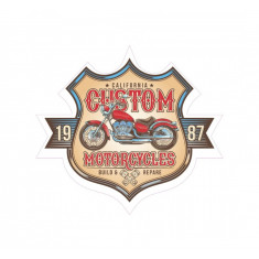 Abtibild &quot;CUSTOM MOTORCYCLES&quot; Cod: TAG 034 / T2