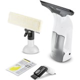 Aspirator de geamuri Karcher WV 1 Plus Frame Edition, 1.633-620.0, 25 minute, capacitate rezervor de apa 100 ml, putere de curatare cca. 70 m&sup2;, Alb/Ne