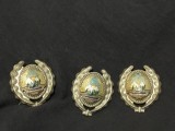 lot 3 bucati - Insigna chipiu / cuc / cascheta perioada comunista RSR / Romania !