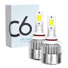 Set 2 Becuri LED Auto Techstar 9006 HB4, 36W, 7600LM (Pereche), 6500K Alb Rece, COB, 12-24V