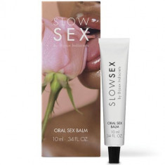 Balsam pentru sex oral Slow Sex by Bijoux Indiscrets, cu efect de racorire, hidratare si calmare, 10 ml