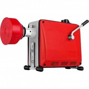 Sarpe pentru desfundat tevi, Electric, Profesional, 7 x capete taiere, 390 W, Lungime 5/20 m, Diametru 10/16 mm