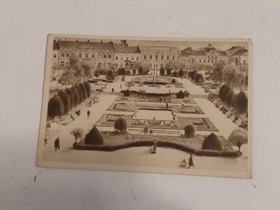 Carte postala / vedere, anii 50 (1953) R.P.R, Satu-Mare Parcul I.V.Stalin, circulata, scrisa, print alb-negru foto