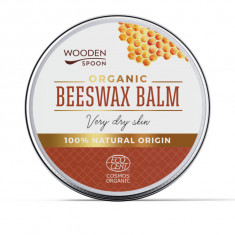 Balsam pentru piele uscata cu ceara de albine, bio, 60ml, Wooden Spoon