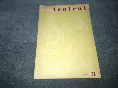 REVISTA TEATRUL NR 3 1956 foto