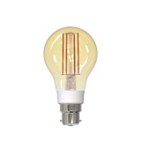 Cumpara ieftin Bec inteligent LED Wireless Homeflow B-5008, B22, 5.5W (40W), 500lm, dimabil, filament, lumina calda, Control de pe telefonul mobil SmartElectro Intel