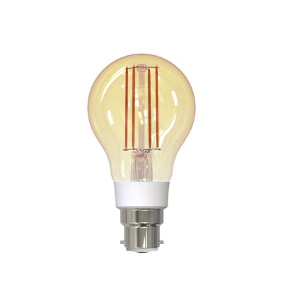 Bec inteligent LED Wireless Homeflow B-5008, B22, 5.5W (40W), 500lm, dimabil, filament, lumina calda, Control de pe telefonul mobil SmartElectro Intel foto