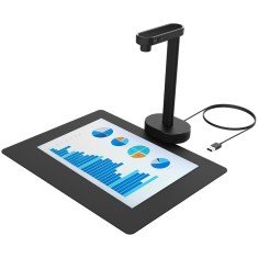 Camera Scanner Documente A4, Rezolutie 4K, 30FPS, 16MP, Autofocus, OCR, Text to Speech, Microfon, LED, Compatibil Windows/Mac/Chromebook, USB 2.0, Mou