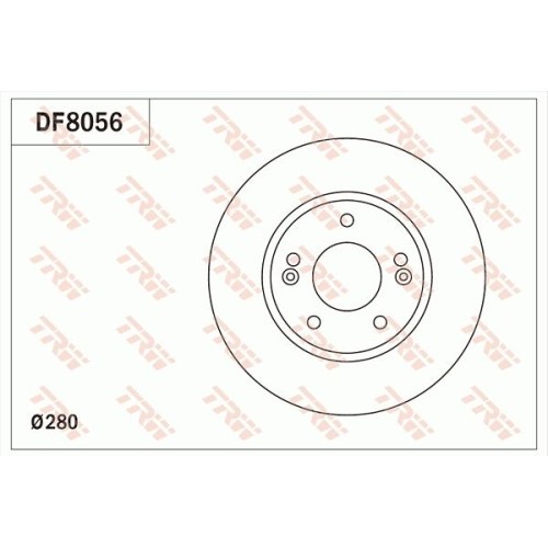 Set discuri frana fata TRW, Hyundai I30 (Gd), 06.2011-, I30, 11.2016-, I30 Coupe, 05.2013-, Kia Cee D (Jd), 09.2012-, Ceed (Cd), 03.2018-, Pro CeeD (