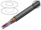 Cablu LiYCY A 16x22AWG ecranat,tresă de cupru cositorit PVC