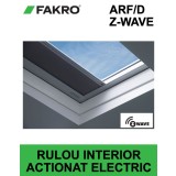 Rulou interior opac electric ferestre terasa Fakro ARF D Z-Wave
