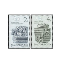 Ungaria 1987 - ziua marcii postale, serie neuzata