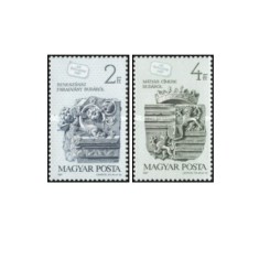 Ungaria 1987 - ziua marcii postale, serie neuzata