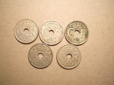 DANEMARCA LOT 10 ORE 1931/ 1934 / 1935 /1936 / 1937
