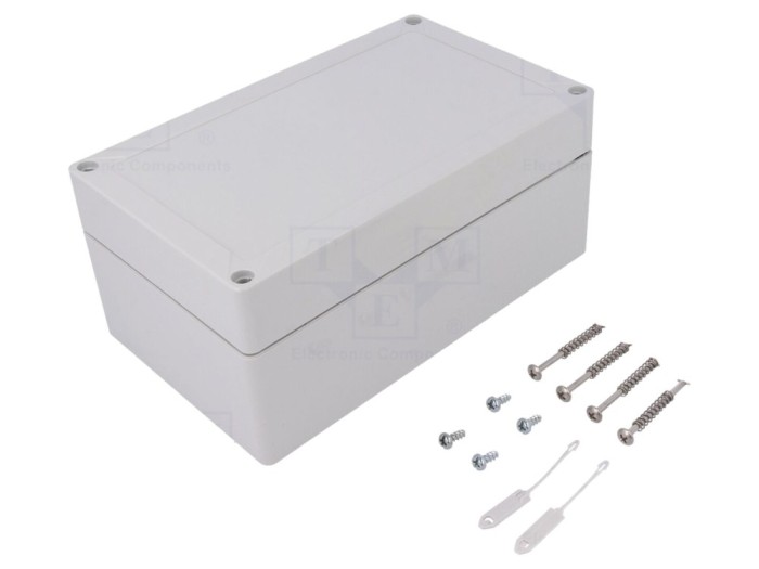 Carcasă universală gri ABS IP67