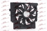 Ventilator radiator Bmw X3 F25 10-, X4 F26 14-, motor: 2.0 d, 2.0 T, 3.0 d, 3.0 R6, 3.0 R6 T, 400; (2+1) pini, SRLine, 17427601176; 7601176