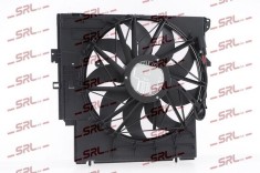 Ventilator radiator Bmw X3 F25 10-, X4 F26 14-, motor: 2.0 d, 2.0 T, 3.0 d, 3.0 R6, 3.0 R6 T, 400; (2+1) pini, SRLine, 17427601176; 7601176