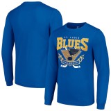 St. Louis Blues tricou de bărbați Team Logo Graphic Long Sleeve T-Shirt - Blue - L