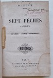 Eug&egrave;ne Sue &ndash; Les Sept P&eacute;ch&eacute;s Capitaux &ndash; ediție 1859 Paris &ndash; volum rar