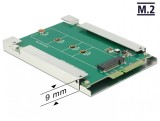 Convertor SATA 22 Pini la M.2 NGFF pana la 9mm, Delock 62552